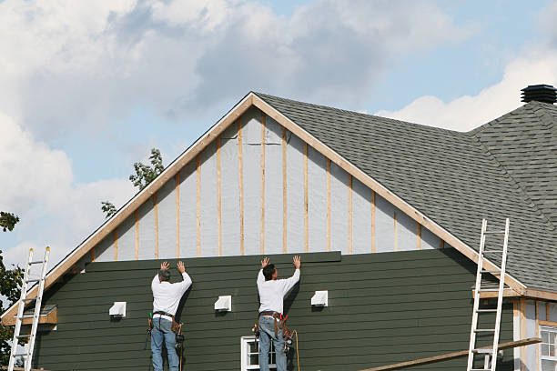 Professional Siding Repair technician working in Central City, PA